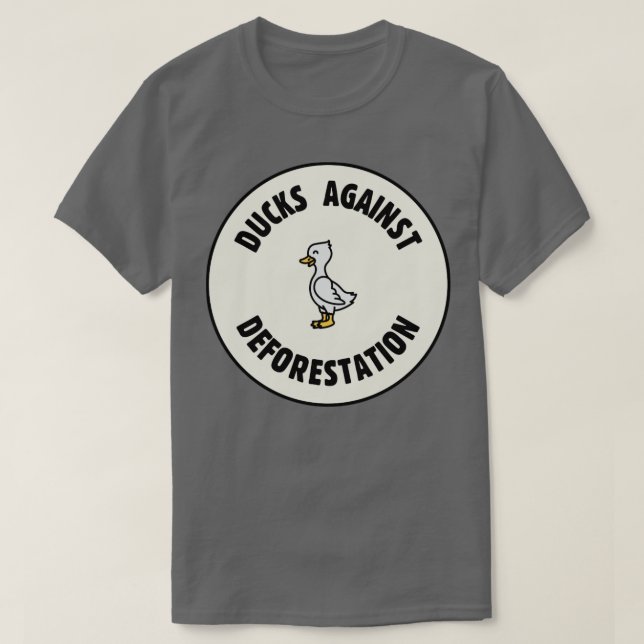 T-shirt Canards contre la déforestation Conservation des t (Design devant)