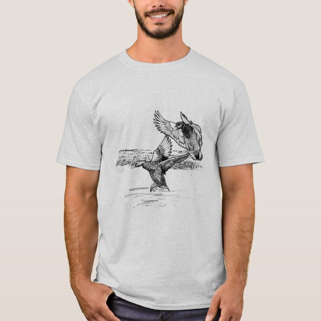 T-shirt Canards d'atterrissage (Devant)