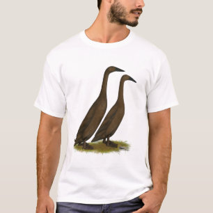 T-shirt Canards de coureur de chocolat