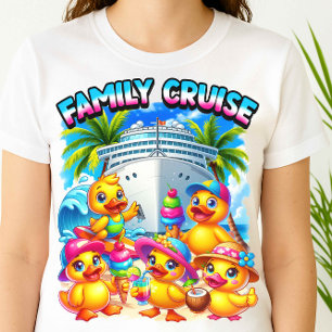 T-shirt Canards de croisière en famille