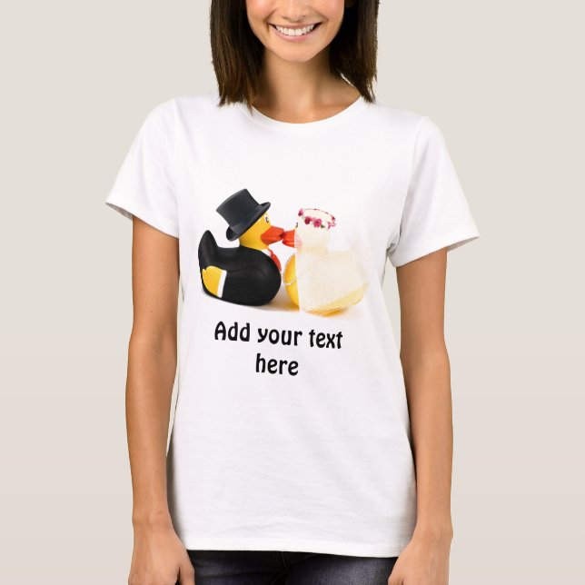 T-shirt Canards de mariage 4 (Devant)