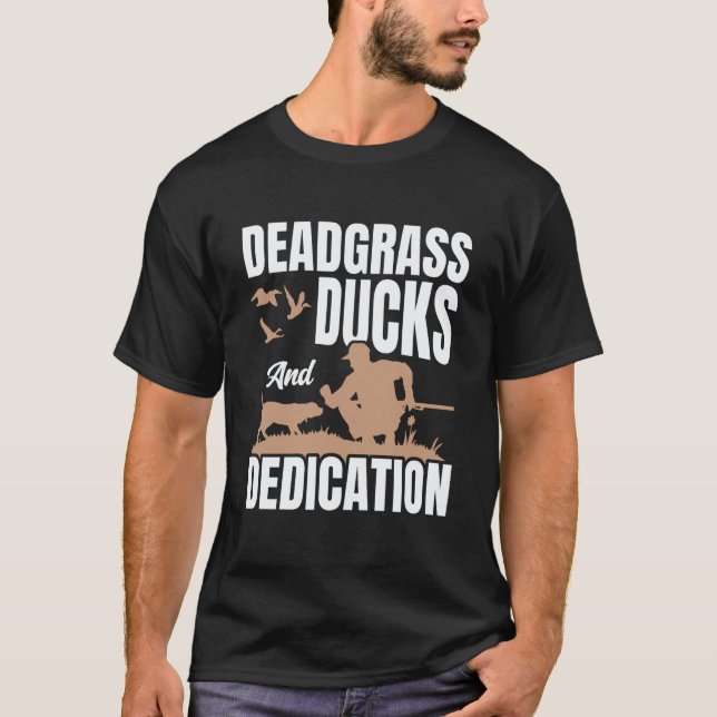 T-shirt Canards Deadgrass Et Dédication Chesapeake Retriev (Devant)
