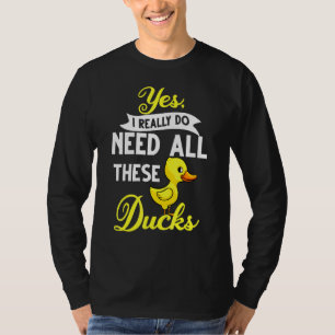 T-shirt Canards en caoutchouc de canard Fermier Animal Bir