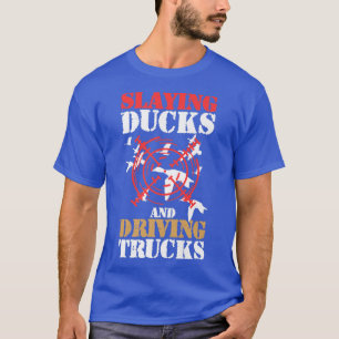 T-shirt Canards pondus et camions de conduite