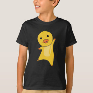T-shirt Canards Sucrés Canards Jaunes Oiseaux Pour Enfants