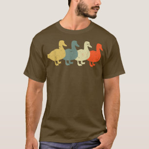 T-shirt Canards vintages Rétro Funny Fermier Agricole Amou