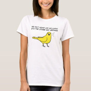 T-shirt Canari CONTRE l'alarme