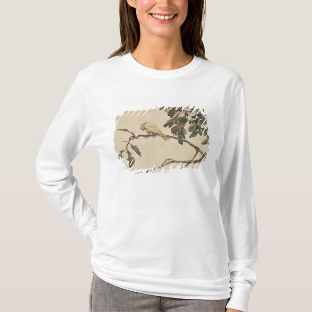 T-shirt Canari sur une branche de chêne (Devant)