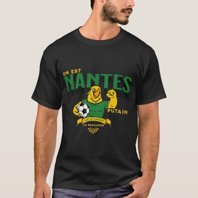T-shirt canaris nantes (Devant)