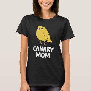 T-shirt Canary Maman Jaune Canary Mama