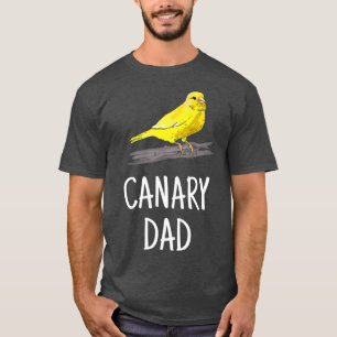 T-shirt Canary Papa Animal Bird Canary Lover Don Pour Père