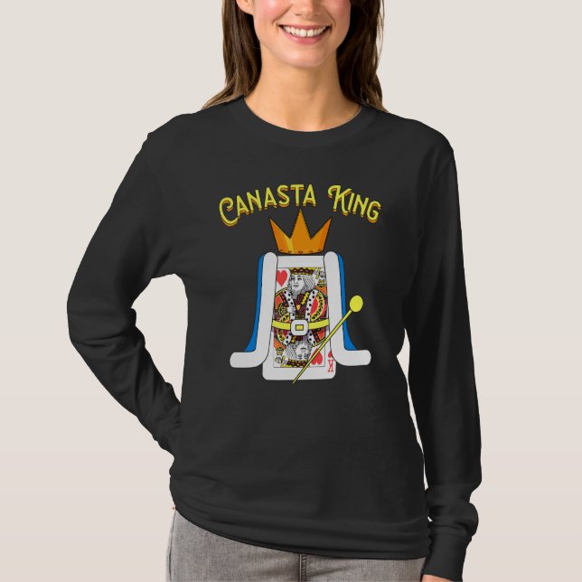 T-shirt Canasta King Cool Canasta Fan Casino Jouer Hommes (Devant)