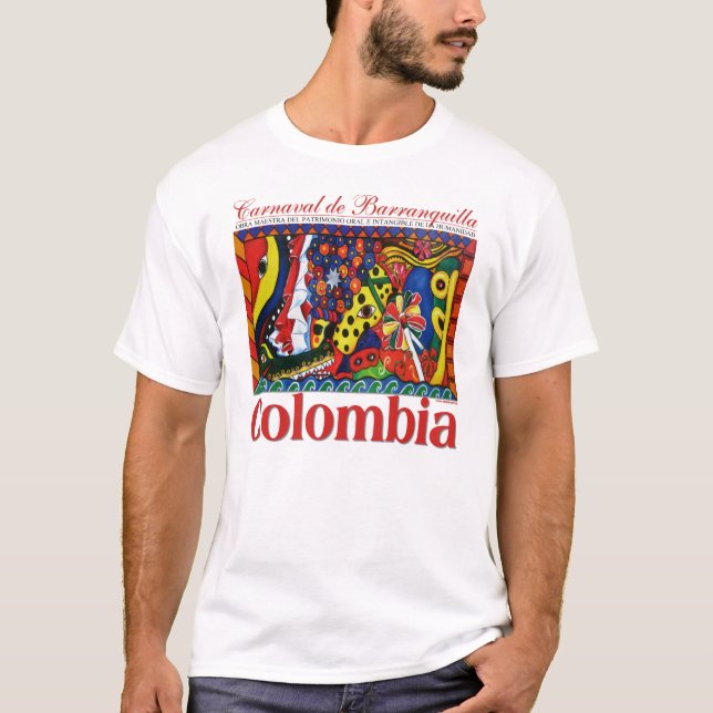 T-shirt Canaval De Barranquilla (Devant)