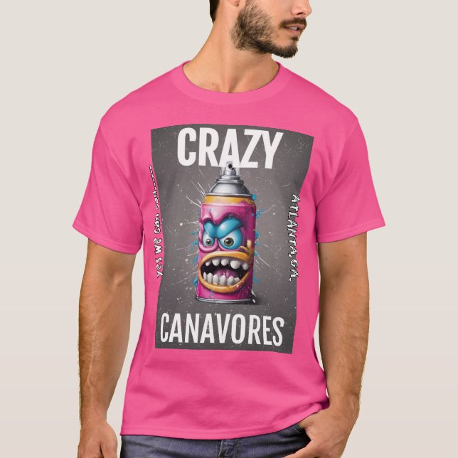 T-SHIRT CANAVORES CRAZES (Devant)