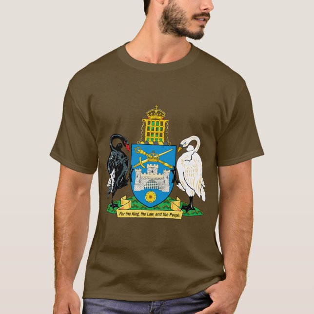 T-shirt Canberra, Australie (Devant)