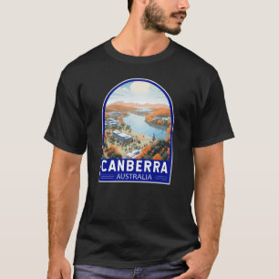 T-shirt Canberra Australie Travel Art Vintage