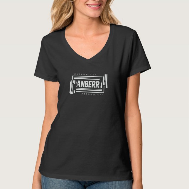 T-shirt Canberra capitale de l'Australie J'aime Canberra (Devant)