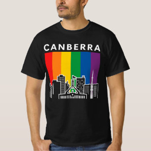 T-shirt Canberra LGBT Drapeau Fierté Capitale australien