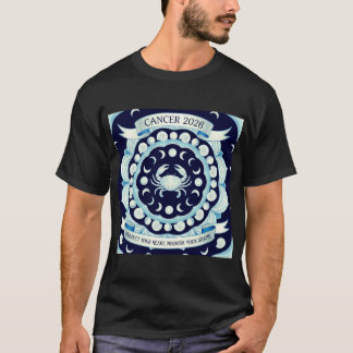 T-shirt Cancer 2026 Zodiac Mandala | Moon & Water Sign Ast