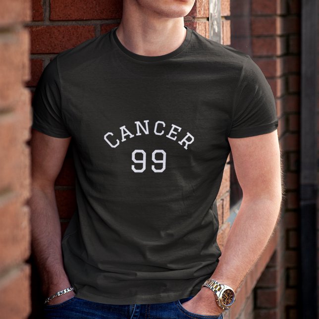 T-shirt Cancer | Anniversaire noir (Créateur téléchargé)