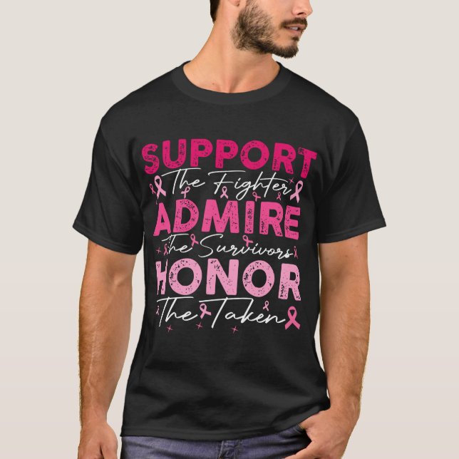 T-shirt Cancer Awareness Long Sleeve (Devant)