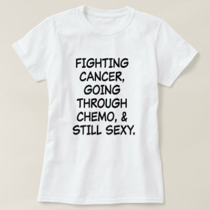 T-shirt Cancer de combat passant par le chimio