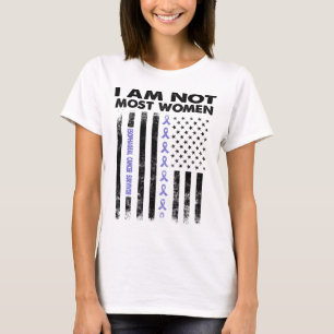 T-shirt cancer de l' oesophage je ne suis pas la plupart d