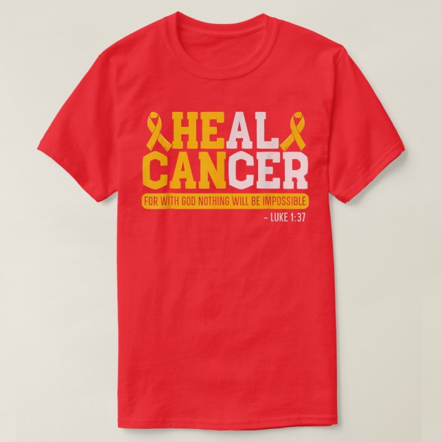 T-shirt Cancer de la guérison Mois de sensibilisation au c (Design devant)