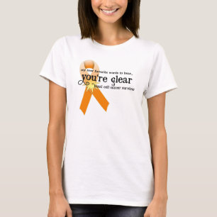 T-shirt Cancer de la peau Survivant D5 :: Vous êtes clair