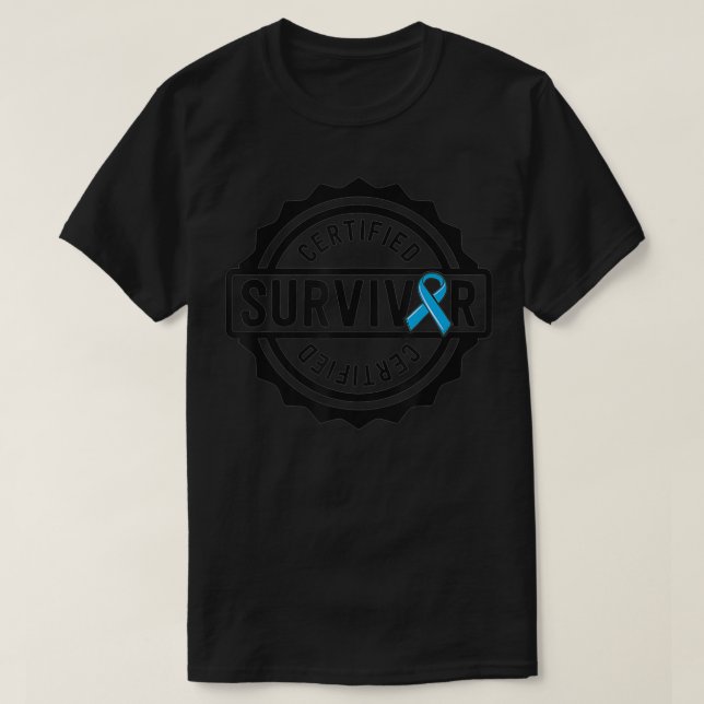 T-shirt Cancer de la prostate Cadeau de survie pour hommes (Design devant)