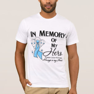T-shirt Cancer de la prostate dans la mémoire de mon hér