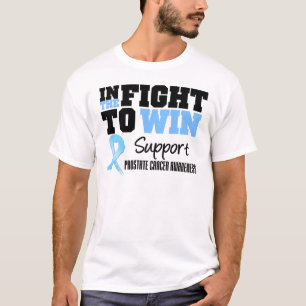 T-shirt Cancer de la prostate dans le combat à gagner