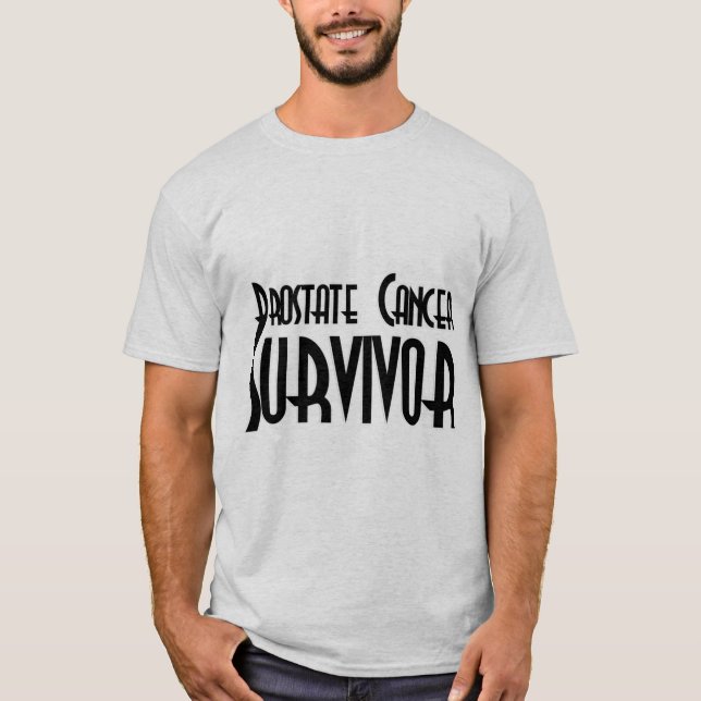 T-shirt Cancer de la prostate Survivant (Devant)