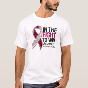 T-shirt Cancer de la tête et du cou - combat à gagner