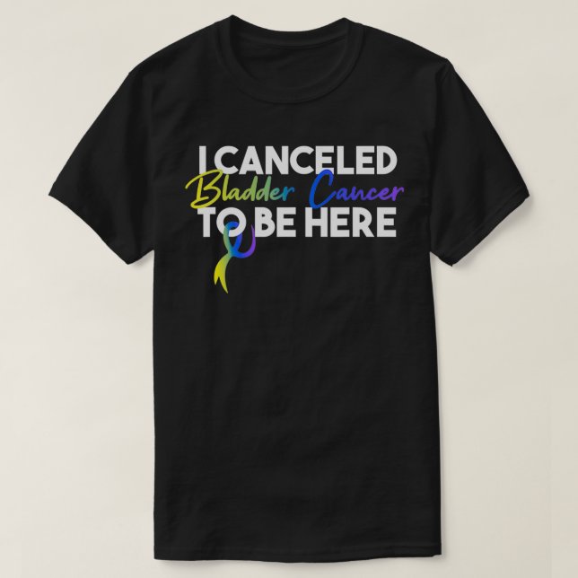 T-shirt Cancer de la vessie Survivant  (Design devant)