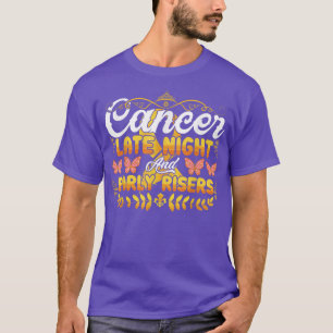 T-shirt Cancer de l'enfance Nuit tardive et lève tôt Yello