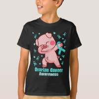 Cancer de l'ovaire Dabbing Pig Warrior