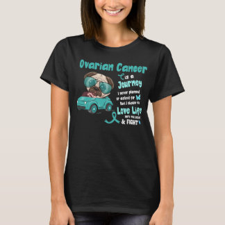 T-shirt Cancer De L'Ovarien : Un Voyage Que Je N'Ai Jamais