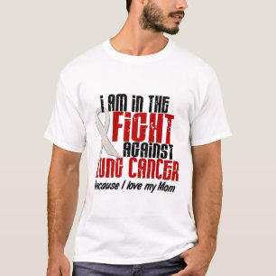 T-shirt Cancer de poumon DANS la maman du COMBAT 1