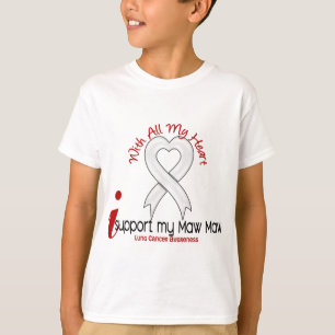 T-shirt Cancer de poumon je soutiens ma gueule de gueule