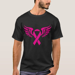 T-shirt Cancer de ruban de rose de soutien de conscience