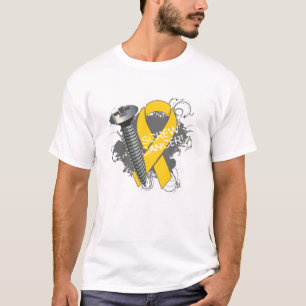 T-shirt Cancer de vis - Cancer grunge d'enfance