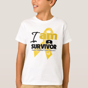 T-shirt Cancer d'enfance - je suis un survivant