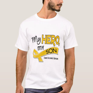 T-shirt Cancer d'enfance MON HÉROS MON FILS 42