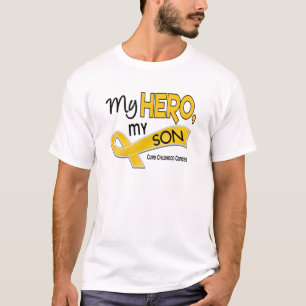 T-shirt Cancer d'enfance MON HÉROS MON FILS 42