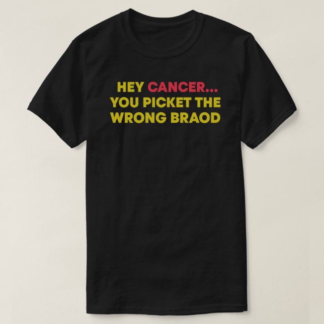 T-shirt Cancer Du Camion-Tshirt-Pour-Le-Cancer-Du-Sein-Sen (Design devant)