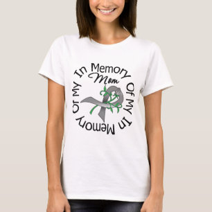 T-shirt Cancer du cerveau dans la mémoire de ma maman