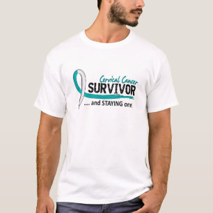 T-shirt Cancer du col de l'utérus du survivant 8