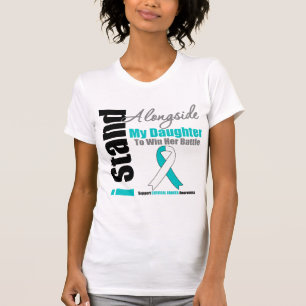 T-shirt Cancer du col de l'utérus que je me tiens à côt