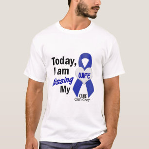 T-shirt Cancer du colon MANQUANT MON ÉPOUSE